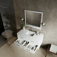 thumbnail image 4 of Castor 48 in W White Single Bath Vanity and White Quartz Top, 4 of 10