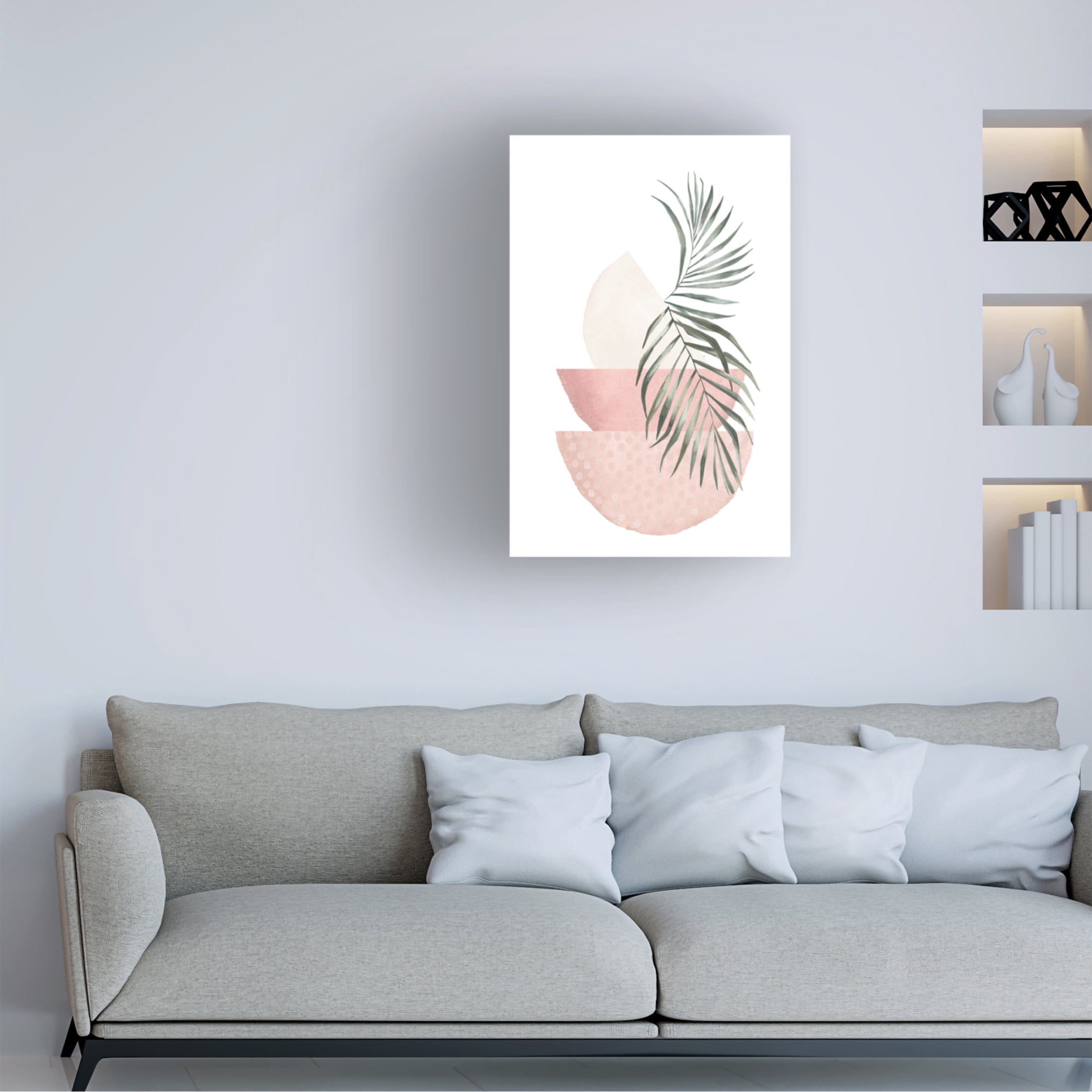Trademark Fine Art Sally Ann Moss Green Fern 2 Canvas Wall Art