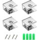 thumbnail image 1 of Soportes para estantes de vidrio de aleación de zinc, abrazadera de vidrio cuadrada ajustable de 8-10 mm, soporte de clip, 4 piezas - DKSFJKL, 1 of 5