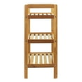 thumbnail image 2 of Oceanstar 3SR1651 3-Tier Bamboo Shoe Rack, Natural, 2 of 2