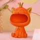 thumbnail image 1 of Figuras de arte de gato de la fortuna, caja de almacenamiento de artículos diversos para decoración de tienda (naranja), 1 of 5