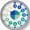 Blue Green Face, variant on Owlconic® Kids Learning Wall Clock, Silent Analog Teaching Clock, 10 Inch, Multicolor