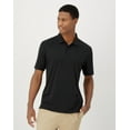 thumbnail image 6 of Hanes Moves Men's Short Sleeve Performance Polo Black S, 6 of 10