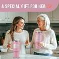 thumbnail image 2 of Gifts for Mom, Best Mom Ever Tumbler 40oz with Handle and Straw, Mama/Mom Gifts From Daughter Son, Mom Birthday Gifts, Mothers Day Presents Ideas, Christmas Gifts for Best Mom Ever Mug, Flower, 2 of 6