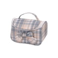 thumbnail image 6 of Convenient Travel Zipper Bowknot Storage Bag Wash Bag Beauty Pouch Toiletries Organizer Cosmetic Bag Makeup Bag BLUE, 6 of 8