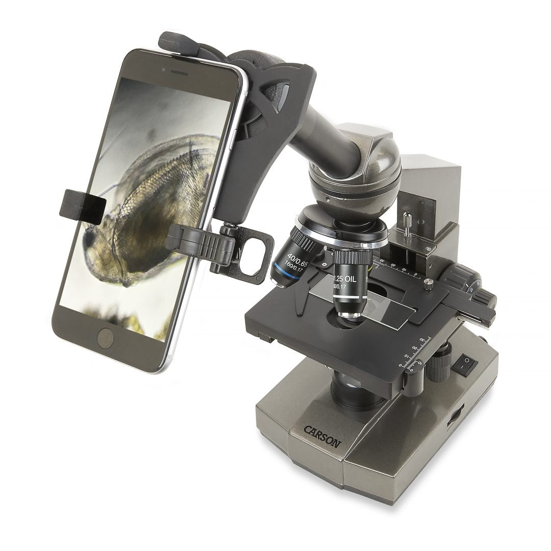 100x 1000x TableTop Microscope with Smart Phone Adapter