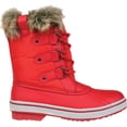 thumbnail image 2 of Women's Journee Collection North Waterproof Duck Boot Red Manmade 11 M, 2 of 4