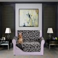 thumbnail image 1 of CHOK 2024 Housse de Sofa Réversible Résistante à l'Eau Protège-Meubles Housses de Canapé pour Animaux Smart Leaf Sofa Surdimensionné Noir, 1 of 3