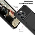 thumbnail image 4 of Wallet Case for iPhone 15 Pro Max Case with 4-Card Credit Card Holder Slot Shockproof Cover Hybrid Heavy Duty Protection Armor Phone Case Compatible with 15 Pro Max 6.7inch 2023-Grey, 4 of 12