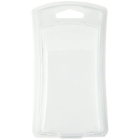 Collecting Warehouse Clear Plastic Clamshell Package / Storage Container, Curved Front, 5.06" H x 2.56" - 2.81" W x 1.18" D, Pack of 100