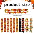 thumbnail image 3 of Clearance Under $0.76! Artificial Maple Garland 39.4 Inch Fall Hanging Vine for Thanksgiving Halloween Porch Decor, 3 of 4