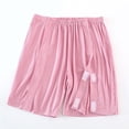thumbnail image 4 of Jalioing Tear Away Pajama Shorts for Women Lightweight Elastic Waist Cozy Sleep Bottoms Loose Comfy Lounge Shorts, 4 of 5