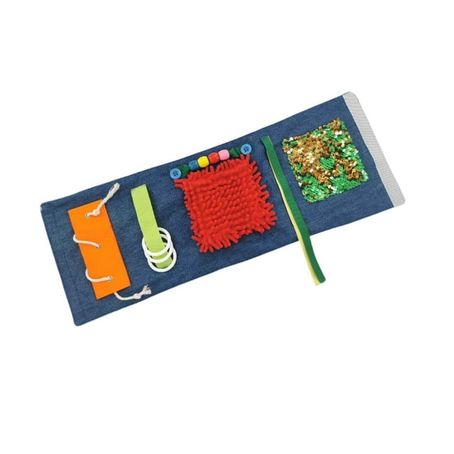 Juguete Montessori con tapete sensorial, equipo de juego, manta sensorial divertida, regalo de aprendizaje educativo para bebés, niños y bebés