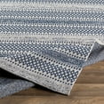 thumbnail image 3 of Livabliss Washable Rugs for Living Room, 8x10 La Casa Global Navy Area Rug, Bedroom Dining Room Home Decor Stain Resistant Carpet (7'7" x 10'2"), 3 of 8
