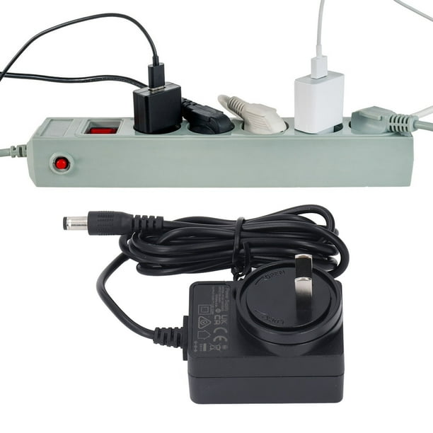 Adaptador de Ca de 100-240 V, Adaptador de Ca OD 5.5 mm ID 2.1 mm Fácil de Oparar EstánDar Estadounidense Con Cable Para El Hogar