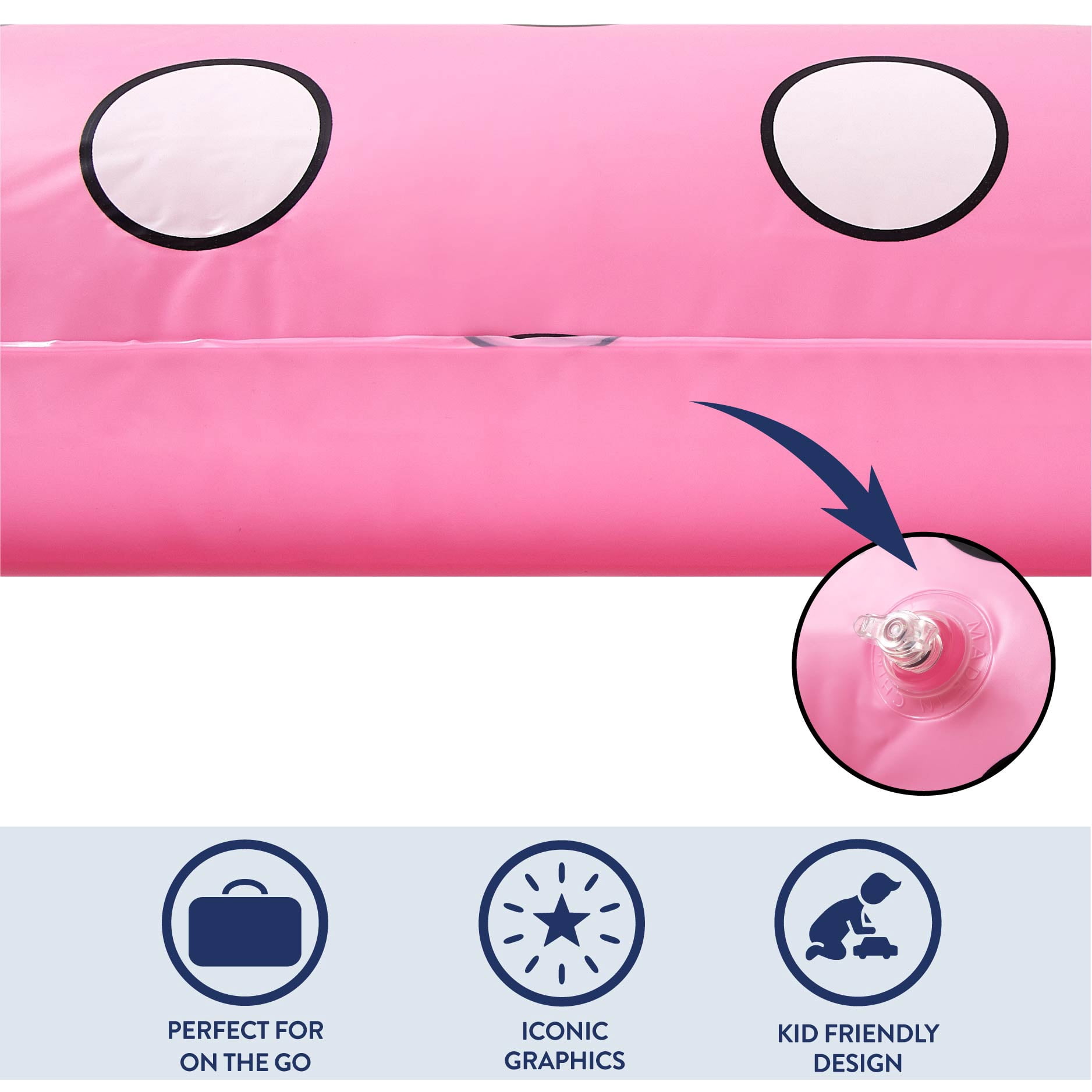 Disney Minnie Mouse Inflatable Portable Kids Travel Bed