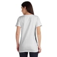 thumbnail image 3 of Inkmeso Basic V-neck Jersey T-shirt Short Sleeve Long Length Tee Workout Top For Womens, 3 of 8