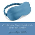 thumbnail image 4 of Mainstays by Becky G. & Alejandra Satin Eye Mask, Blue, 4 of 5