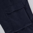 thumbnail image 6 of Resicozy Long Shorts for Men Below Knee Cargo Short Pants Casual Summer Lightweight 3/4 Sweat Shorts with Pockets Navy 2XL, 6 of 7