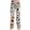 Khaki, variant on Halloween Trousers for Women Plus Size Skeleton Castle High Waist Funny Drawstring Pants Wide-Leg Cute Bat Trousers, S