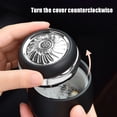 thumbnail image 4 of Qaailabf Automotive Ashtray with LED Light, Ceramic Inner Liner, Flame Retardant Waterproof Car Cigarette Holder, One-Hand Operation, Removable Design for Easy Cleaning, Cup Holder or Air Vent, 4 of 7