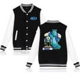 thumbnail image 2 of Chaqueta de béisbol de Monsters University para mujer, estilo hip hop, estilo Harajuku, ropa de calle, abrigos universitarios holgados para niñas y niños, 2 of 5
