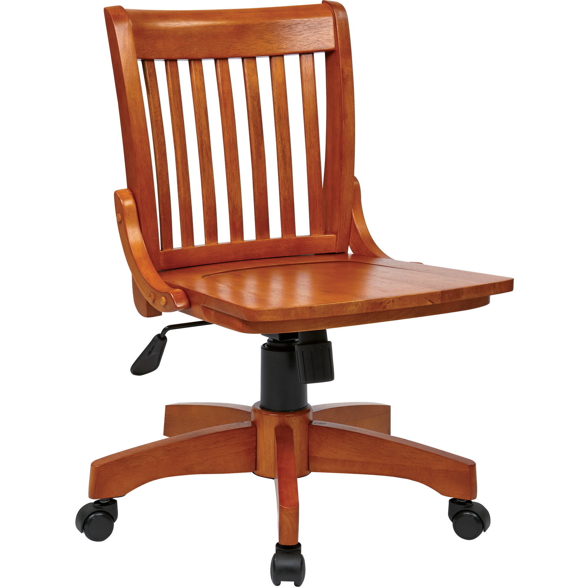 fice Star Products Deluxe Wood Banker s Chair Multiple Colors