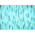 thumbnail image 1 of Ahgly Company Indoor Rectangle Solid Light Blue Modern Area Rugs, 7' x 10', 1 of 4