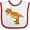 White and Red, variant on Inktastic Roaring T-Rex Boys or Girls Baby Bib