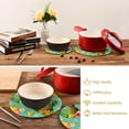 thumbnail image 6 of Pineapple 2 Pack Pot Holders Trivets, Heat Resistant Hot Pads for Kitchen Table Decoration Trivets for Hot Dishes/Pot/Bowl/Teapot/Hot Pot Holders, 7" + 9.45", 6 of 7