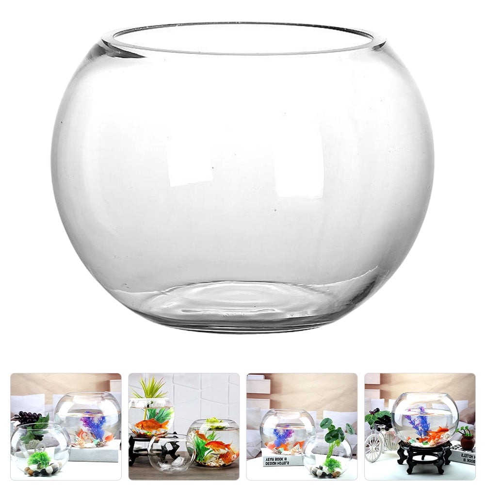 Glass Fish Bowl Small Fish Tank Desktop Fish Tank Clear Goldfish Bowl Goldfish Tank