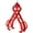 Red Four-claw 28IN, variant on Caztoi Heavy Duty Log Lifting Tongs, 4 Claw Log Grapple for Logging Tongs Eagle Claws Design Lumber Skidding Logging Grabber