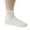 White, variant on Debra Weitzner Diabetic Ankle Socks Mens Womens Non-binding Socks Loose Fit 12 Pairs Grey