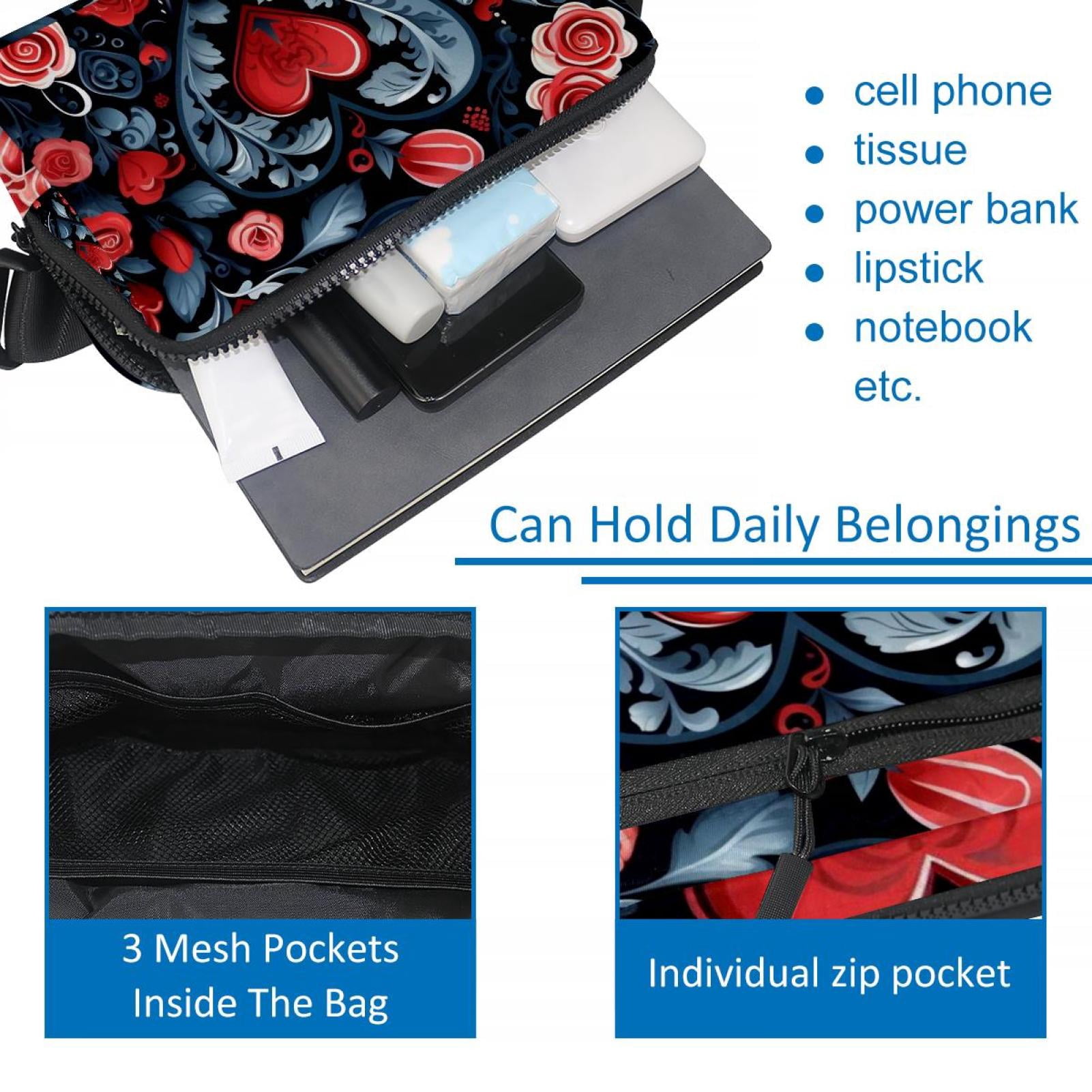 Valentine's Day Love Money Belt Waist Bag Fanny Pack - Lightweight Adjustable with Extension Strap Unisex