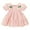 Pink, variant on PINQI Birthday Toddler Girls Dress Toddler Girls Casual Short Sleeve Bowknot Ruffles Princess Dress Dance Party Dresses 6M-3 Years