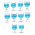 thumbnail image 4 of Almencla 10 Pieces Dollhouse Drinking Water Cups Model 1:12 Miniature Glass Kids Dollhouse Kitchen Toys Decor Dollhouse Ornament Blue, 4 of 8