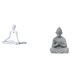 thumbnail image 1 of Figura de escritorio,Escultura abstracta de pensador para decoración de oficina y hogar.,Estatua de mono,Estatua de Buda Mono para Interiores y Exteriores Budista,Figuras en miniatura, 1 of 8