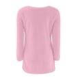 thumbnail image 5 of Bovemsi Womens Sweaters Casual Solid Long Sleeve Jumper Blouse Fall Sweaters, 5 of 5