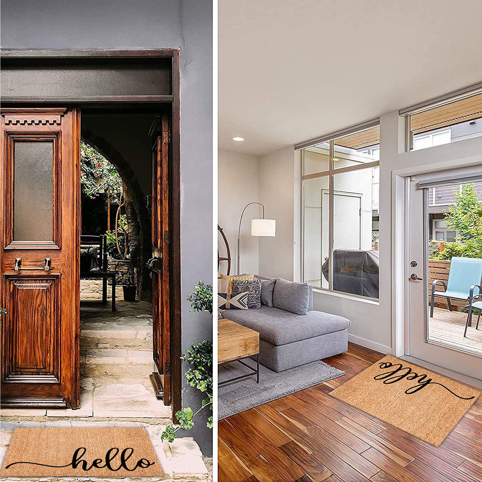 Naturalour Funny Doormat Indoor/Outdoor/Front Door Mats Home Decor