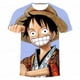 thumbnail image 1 of Verano de una pieza Luffy 3d camiseta Casual pirata Wang mujer niños moda manga corta niños niños impreso T-shirt130 Gao Jinjia LED, 1 of 2