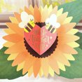 thumbnail image 2 of Greeting Card Stereo Creative School  Flower Thank You for Sending Teacher‘s Holiday Gift, 2 of 7