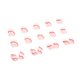 thumbnail image 3 of 24-Pack Pressed Nail Fake Short Line Manicure DIY Manicure Tools Full Coverage Nail Stickers for Women, 3 of 4