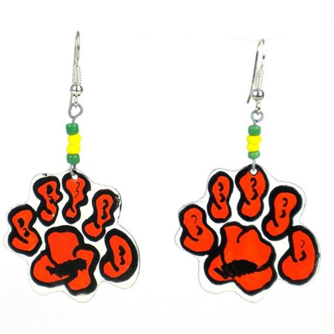 tiger paw earrings