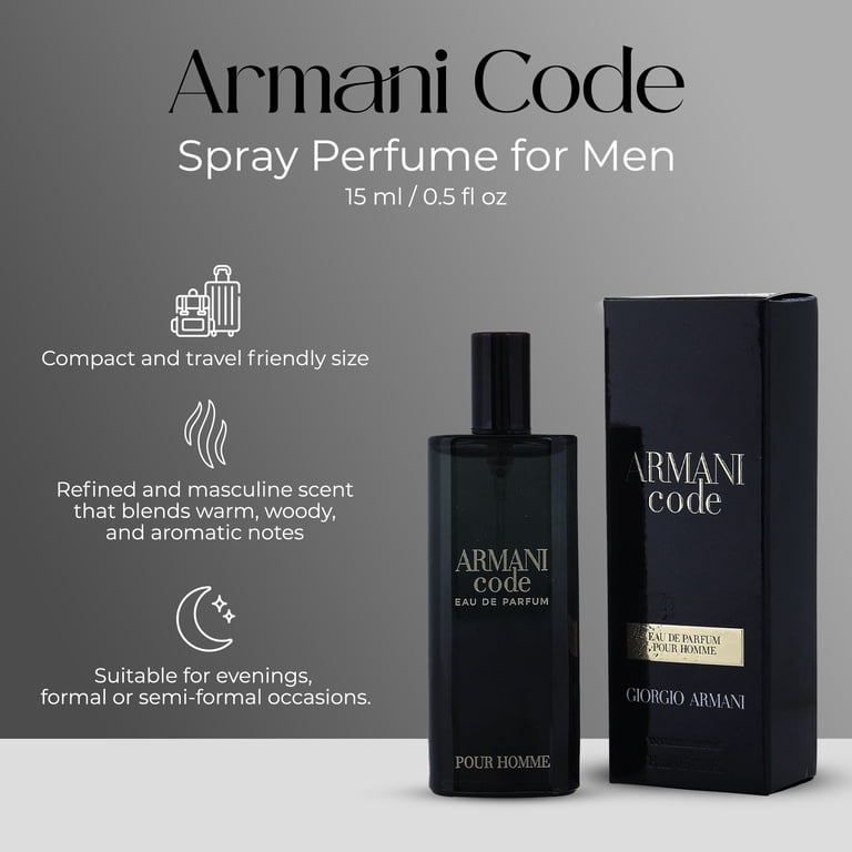 Giorgio Armani Men's Armani Code EDP 0.5 oz Fragrances