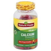 NATURE MADE Gummies, Calcium, 500 mg Cherry, Orange & Strawberry, 100.0 CT