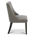 thumbnail image 7 of CHITA Upholstered Dining Chairs Set of 2 Kitchen Chairs, Full Back&Wood Legs, Fabric in Flint Gray, 7 of 7
