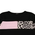 thumbnail image 4 of Toddler Baby Girl Sweatshirt Set Leopard Sweatpants 2PCS Outfits Black 4-5 Years, 4 of 5