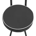 thumbnail image 6 of 2pcs Black Counter Stool Bar Stool Portable Folding Kitchen Dining Chair, 6 of 12