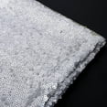 thumbnail image 3 of GOOHOCHY 3mm Shiny Sequin Fabric Easy to Cut Costume Fabric for Making Tablecloth, Table Runner, Dress 135x100cm(Silver), 3 of 8