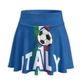 thumbnail image 5 of FUIALDOLG Italy Theme Tennis Skirt for Women Lady High Waisted Athletic Skort with Pocket Breathable Stretchy Gym Workout Pants Spring Break Outfits Casual Mini Skirts，S, 5 of 7